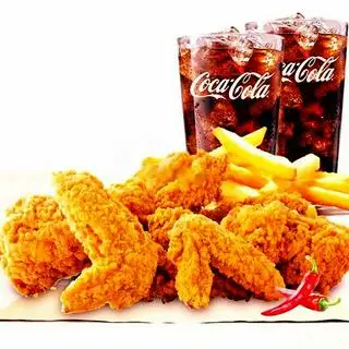 Hình ảnh Combo má đùi - Xúc xích - Khoai - Nước ngọt