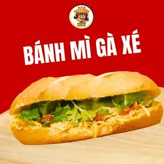 Hình ảnh Bánh mì gà xé