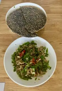 tre trộn bánh đa - 55.000 ₫ tại Quán Bà Dạng - Bánh Canh Cua Đặc Sản Huế - Đặng Văn Ngữ