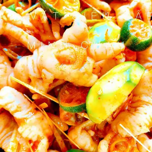 Chân gà sốt thái rút xương - 100.000 ₫ tại Ăn Vặt Siêu Cấp Minh Châu - Chân Gà & Lẩu Ly - Phạm Hùng