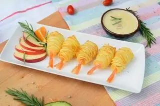 Hình ảnh tôm cuộn khoai tây -5 
