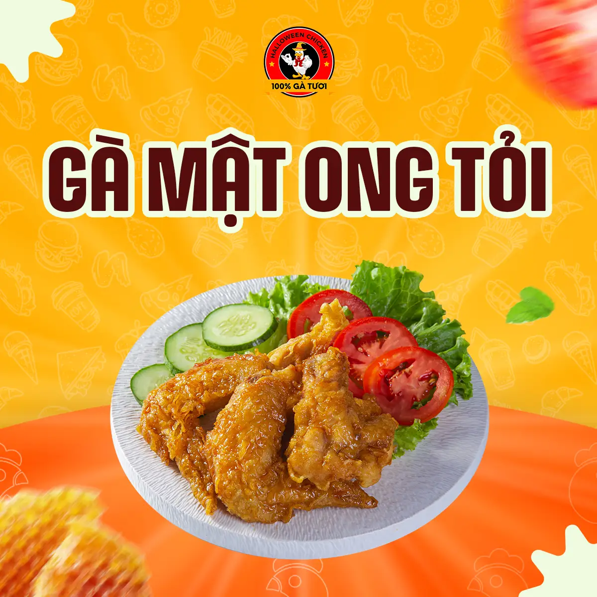 Hình ảnh Gà mật ong tỏi