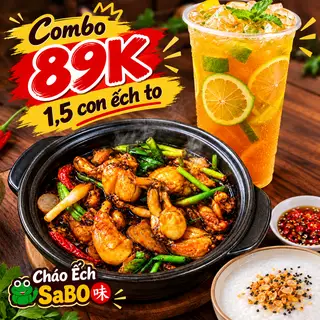 Hình ảnh Combo trà tắc+1,5 ếch +cháo