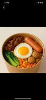 Mì Trộn Indomie - Trứng+xúc xích+Đậu hủ phô mai - 60.000 ₫ tại Tiệm Mì Trộn - Bé Nâu - Bùi Văn Ba