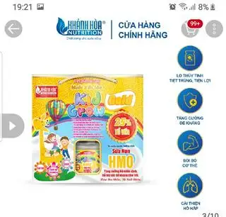 Hình ảnh hộp 6 hủ yến chưng sẵn trẻ em (25% tổ yến tươi+HMO thành phần trong sữa non