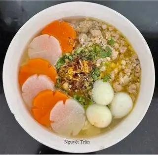 NUI THỊT BẰM+TRỨNG CÚT - TÔ LỚN - 55.000 ₫ tại Cô Hai Quyên - Bánh Canh Chả Cá Phan Thiết & Hủ Tiếu Dai&Nui - Đường số 20