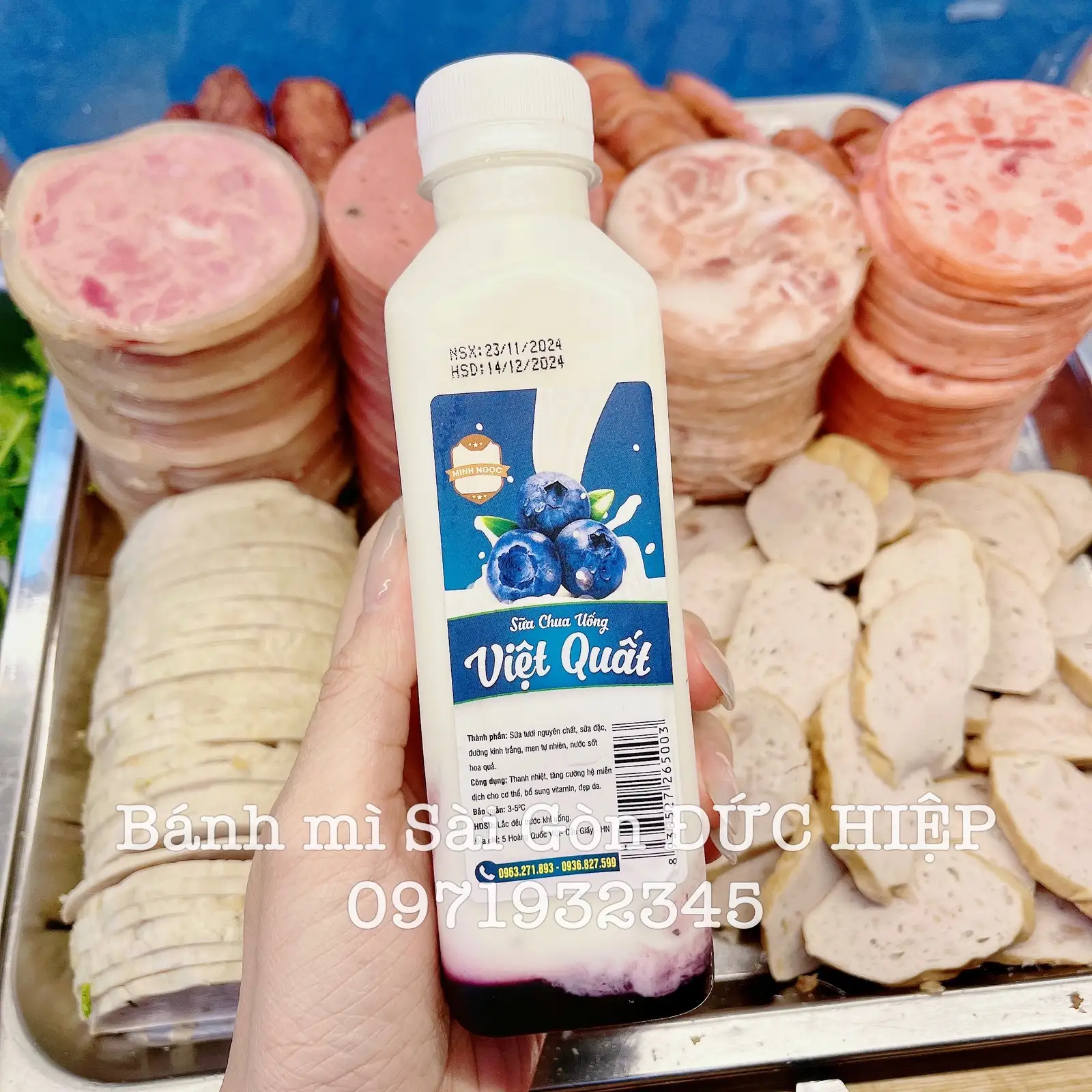 Hình ảnh Sữa chua việt quất