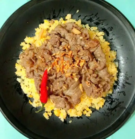 Hình ảnh Cơm Chiên Trứng Thịt Bò Xào 