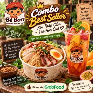 Hình ảnh Combo Best seller : Xôi Thịt Kho Tàu + Trà Hoa Quả