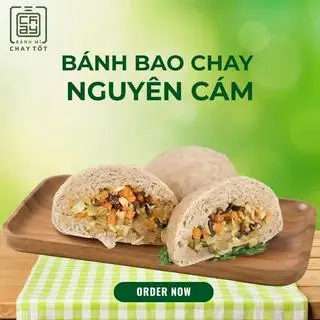 Bánh bao chay nguyên cám - 34.000 ₫ tại Bánh Mì Chay Tốt, Bánh Bao Chay & Bánh Giò Chay - Âu Cơ