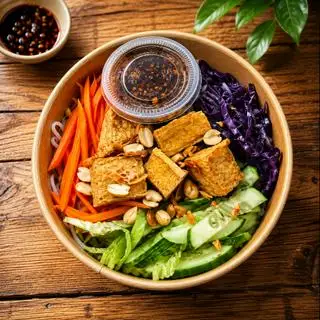 Hình ảnh Bún trộn đậu hủ