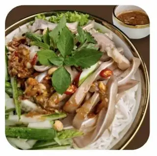 Hình ảnh Bún Mắm Nêm Thịt Luộc Tai Heo