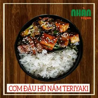Cơm Đậu Hũ Nấm Teriyaki - 59.000 ₫ tại Nhàn Vegan - Bếp Thuần Chay - Nguyễn Gia Trí