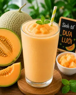 sinh tố dưa lưới - 40.000 ₫ tại Sinh Tố Nước Ép Tiên Tiên - Đường 12