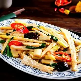 Hình ảnh Ếch xào măng trúc