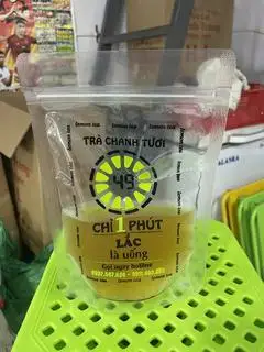 Trà chanh tươi - 17.000 ₫ tại Long Bánh Tráng Trộn & Bánh Tráng Cuốn - Nguyễn Gia Trí