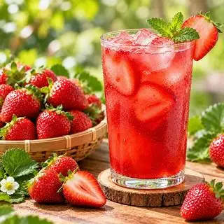 Hình ảnh Nước trái cây vị Dâu tây
