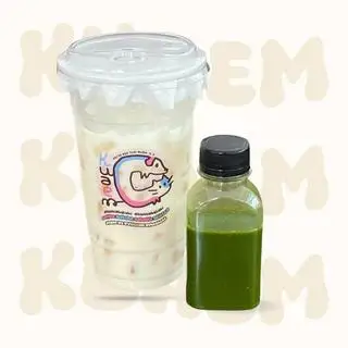 Matcha Latte - Sữa Hạt Oatmilk - 50.000 ₫ tại Kuaem - Cà Phê Sữa Hạt & Matcha Oatmilk - Chưng Cư 363 Hoàng Sa