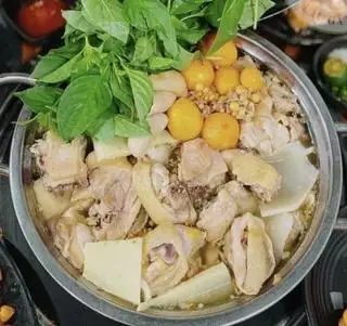 Lẩu gà lá é 1 người - 119.000 ₫ tại Tiệm Trà Nhà Anh - Trà Trái Cây - Nguyễn Ngọc Phương