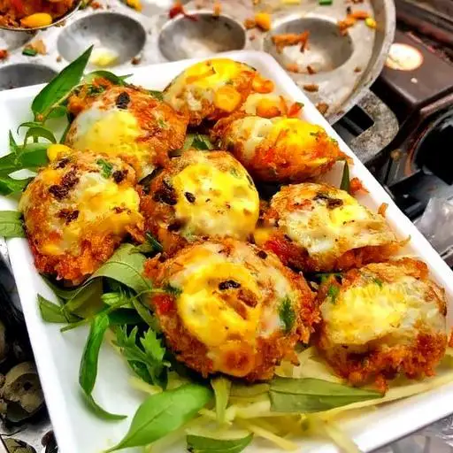 Trứng cút chiên - 35.000 ₫ tại Nguyên - Bánh Tráng Trộn - Đường Số 50