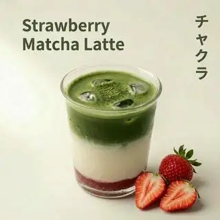 Strawberry matcha latte - dâu - 65.000 ₫ tại Chakura Matcha Bar - Nguyễn Cửu Vân