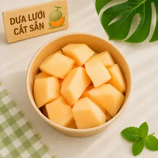 Dưa lưới 400g - 68.000 ₫ tại PopD Fruit - Trái Cây Cắt Sẵn & Đồ Ăn Vặt - Dương Bá Trạc