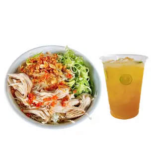 Combo Miến trộn Gà + Trà tắc - 79.000 ₫ tại Miến & Mì Trộn Gà Hai Phượng - Trường Chinh