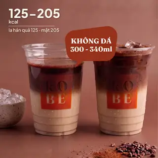Hình ảnh Chocolate Latte kOBE, Sữa Yến Mạch (Ly 500ml, 300-340ml chưa đá, đá để riêng)