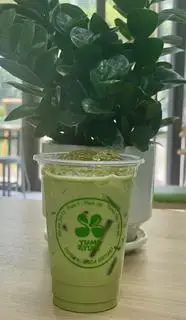 Hình ảnh Trà sữa thái xanh thạch