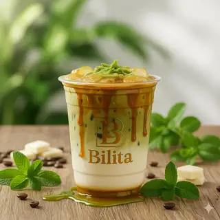 Hình ảnh Matcha caramel latte