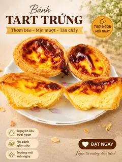 Hình ảnh Bánh Tart Trứng Set 2 Bánh