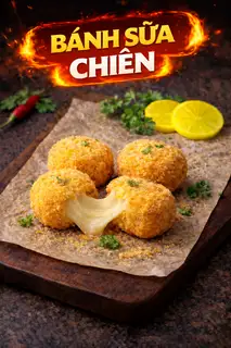 Hình ảnh Bánh Sữa Tươi Chiên