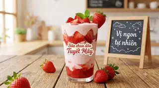 Hình ảnh Sữa Chua Dâu