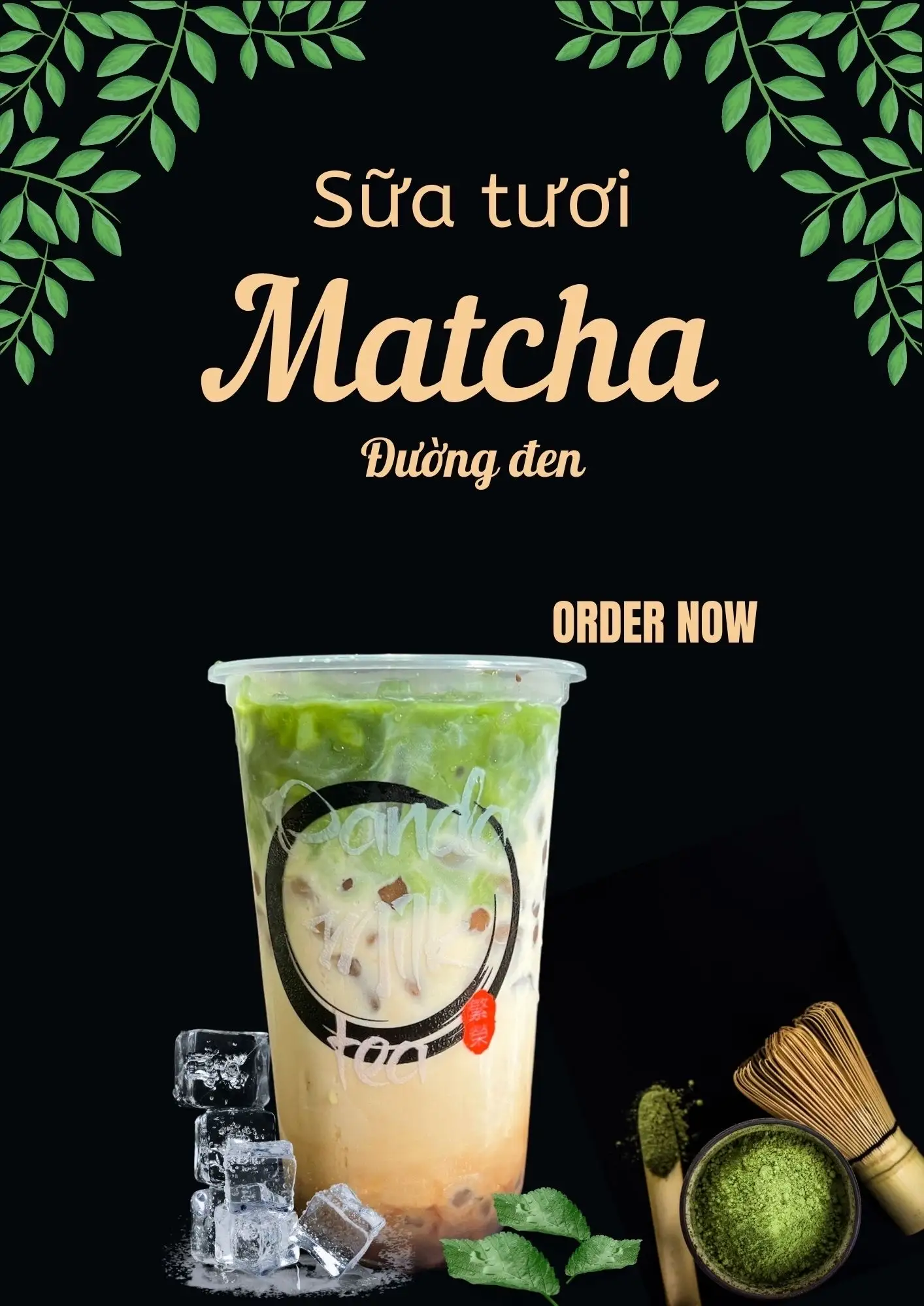 Sữa Tươi Matcha - 35.000 ₫ tại Trà Sữa Panda Milktea - Nguyễn Trãi