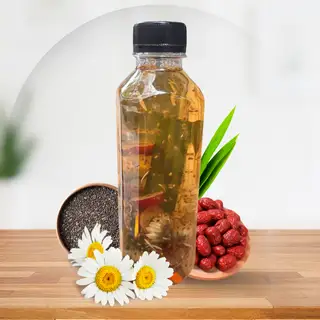 Nước sâm bông cúc la hán quả - 15.000 ₫ tại Gà & Nếp - Xôi Gà Nướng Mật Ong - Võ Văn Tần