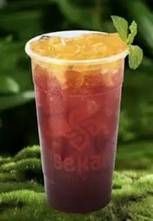 Trà đào việt quất - 35.000 ₫ tại The Aqua Cafe - Nguyễn Xí