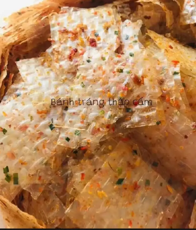 Hình ảnh Bánh Tráng Thập Cẩm Miếng Vuông Siêu Ngon 