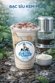 Bạc Sỉu kem Muối đặc biệt - 55.000 ₫ tại RY Đôris Coffee House - Bánh Mì Nướng Muối Ớt, Cà Phê Muối & Cacao Muối - Nơ Trang Long