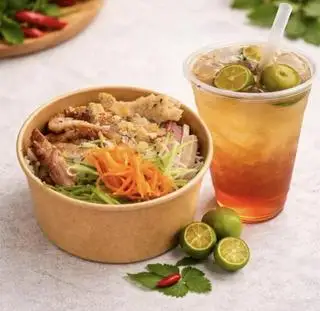 Hình ảnh 1 Bún Thịt Nướng + 1 Trà Tắc