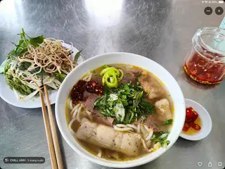 Hình ảnh Bún Bò Thịt Gân Chả 