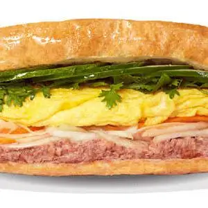 Hình ảnh Bánh Mỳ Pate Trứng