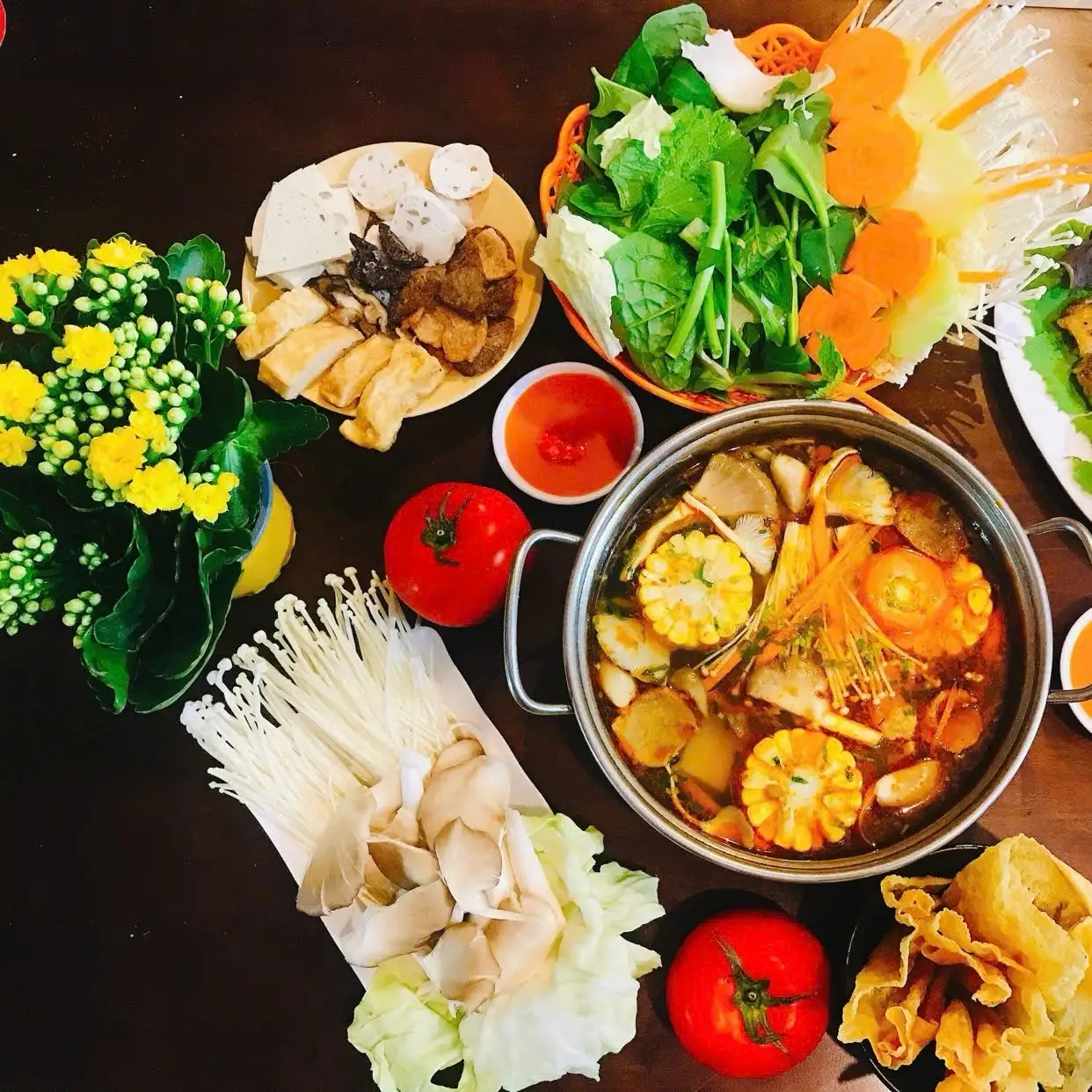 Lẩu kim chi chay - 2 người - 219.000 ₫ tại Lẩu Chay Hằng Thiện Bình Thạnh - Nguyễn Gia Trí