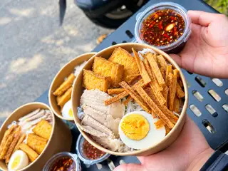 Hình ảnh Bún nước tương đầy đủ