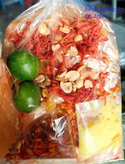 Hình ảnh bánh tráng ớt tự trộn