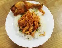 Hình ảnh Xôi mặn đùi gà