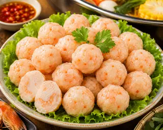 Hình ảnh tôm viên thả lẩu