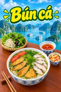 Hình ảnh Combo 2 Bún(hoặc bánh đa) Cá Lẫn (tươi+chiên)