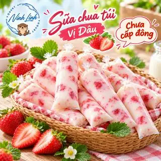 Hình ảnh 10 Sữa chua túi Dâu ( Chưa cấp đông )