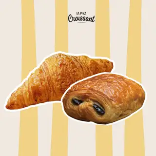 Combo 1 bánh croissant & 1 bánh pain au chocolat - 55.000 ₫ tại Tiệm Bánh La Paz Croissant - Đoàn Thị Điểm