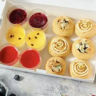 Hình ảnh Su dai Singapore và Panna Cotta (Set 2)